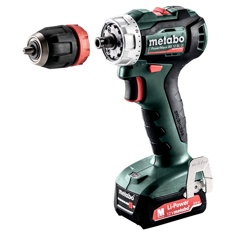Metabo - Akumulatorska bušilica/odvrtač PowerMaxx BS 12 BL Q - 601039500